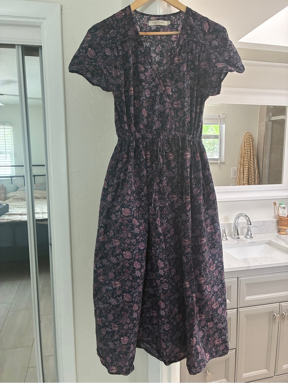 CHRISTY DAWN | The Dawn Dress in blue floral cotton